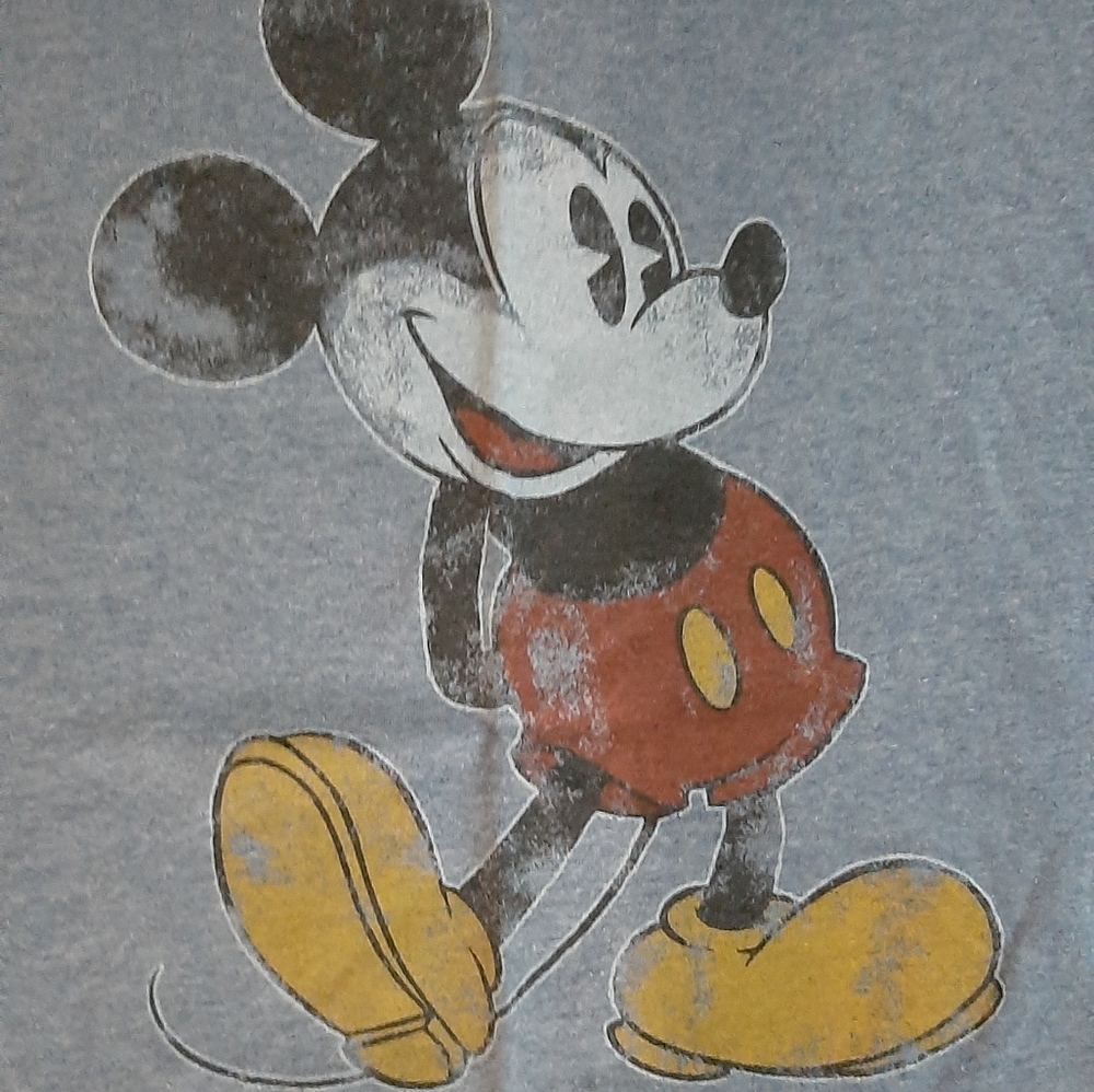 Mickey Mouse Ringer Tee Shirt - Medium - Picture 2 of 5